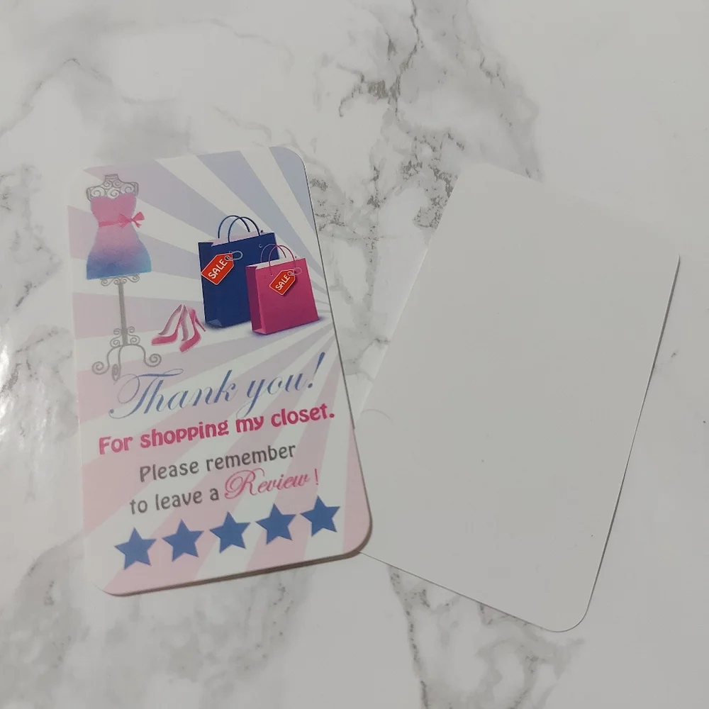 50 Thank you cards